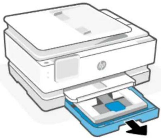 HP ENVY Photo 7934 - Ouvrez le bac principal. - 1