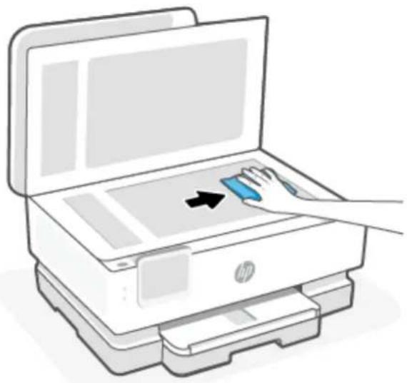 HP ENVY Photo 7934 - Nettoyez la vitre du scanner - 2