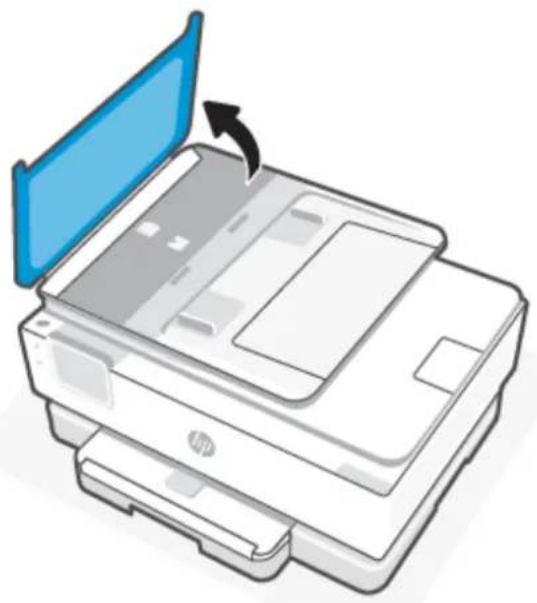 HP ENVY Photo 7934 - Nettoyer le chargeur de documents (certains modèles uniquement) - 1
