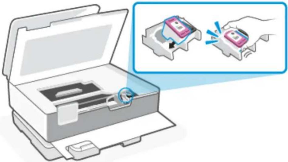 HP ENVY Photo 7934 - Retrait et remplacement d'une cartouche d'encre - 5