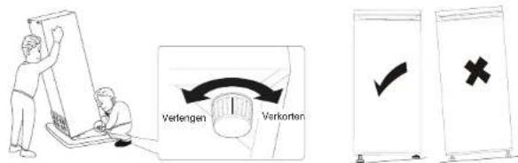 Essentiel B ECV35-CA1 - Het apparaat waterpas zieten - 1