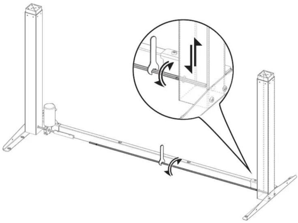 ErgoAV ERDS5-01 - Adjust uneven desk legs if needed: - 2