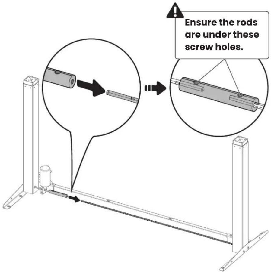 ErgoAV ERDS5-01 - Adjust uneven desk legs if needed: - 6