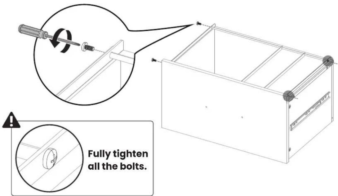 ErgoAV ERDS5-01 - Attaching the Drawers - 29
