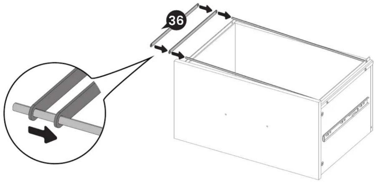 ErgoAV ERDS5-01 - Étape 6 Fixation des Tiroirs - 11