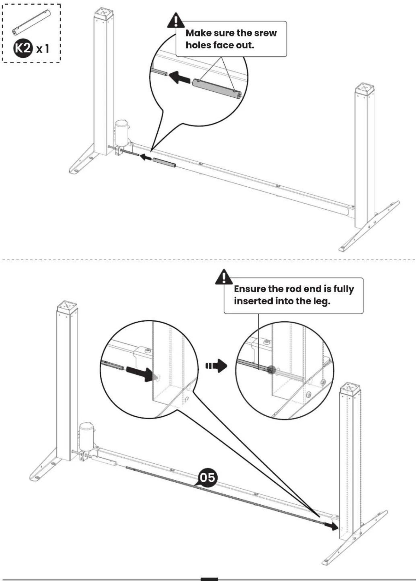 ErgoAV ERDS5-01 - Step 1 Assembling the Frame - 21