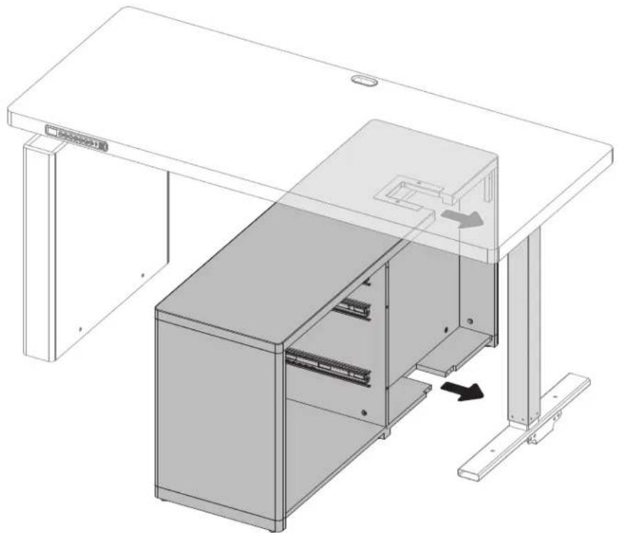 ErgoAV ERDS5-01 - Attaching the Frame to the Cabinet - 2