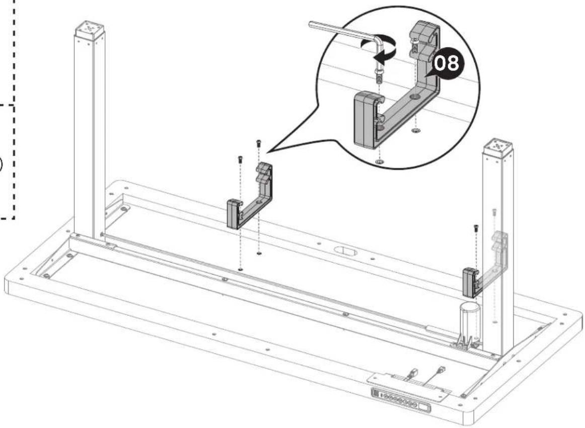 ErgoAV ERDS5-01 - Attaching the Desktop and Other Parts - 12