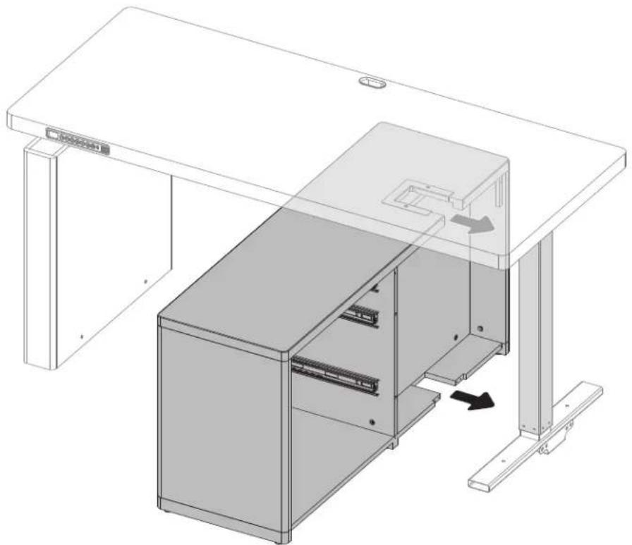 ErgoAV ERDS5-01 - Étape 5 Fixation du Cadre au Armoire - 2