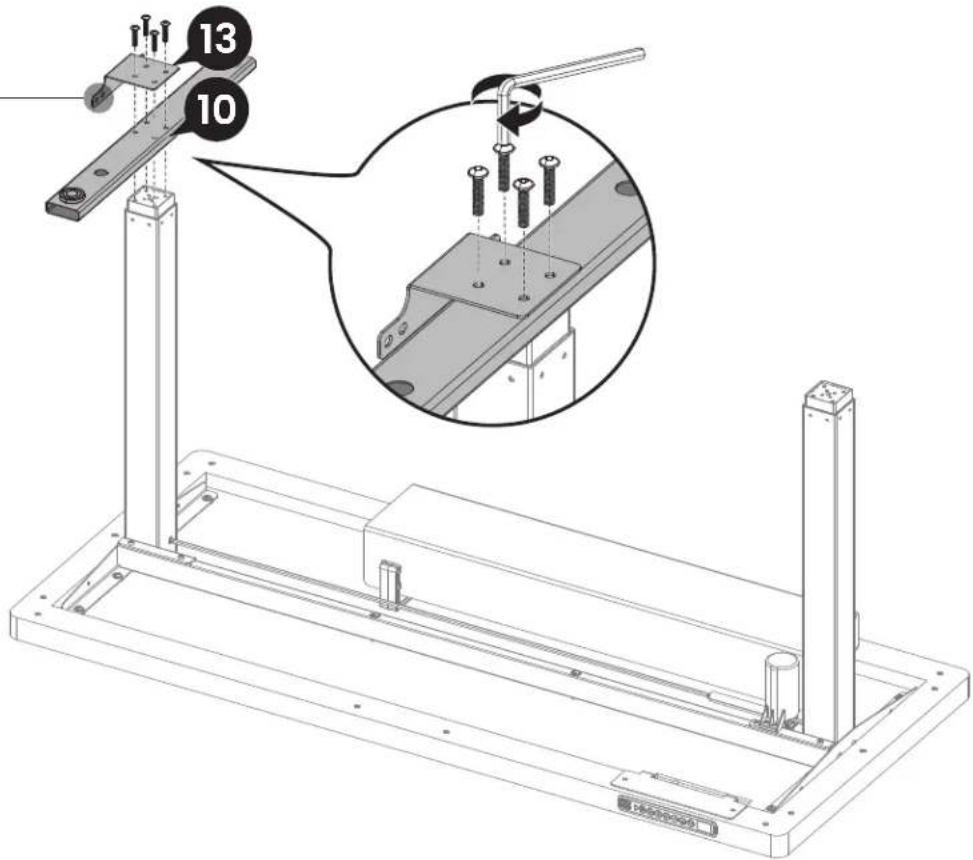 ErgoAV ERDS5-01 - Attaching the Desktop and Other Parts - 18