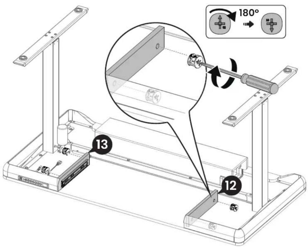 ErgoAV ERDS4-01 - Step 2 Attaching the Desktop and Other Parts - 16