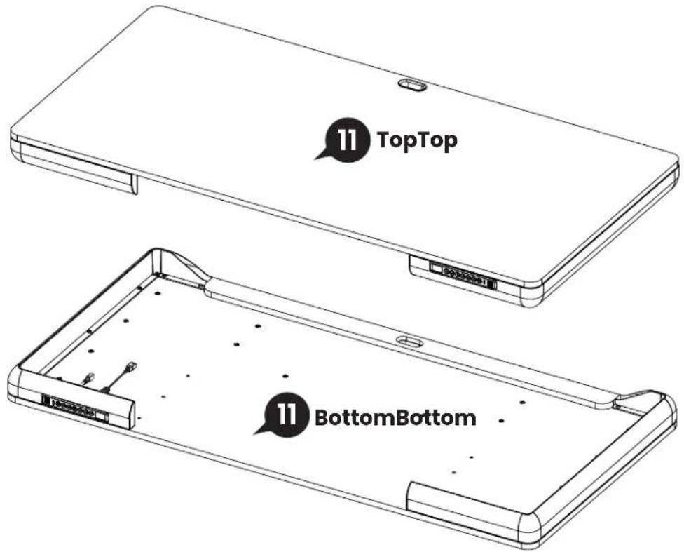 ErgoAV ERDS4-01 - Step 2 Attaching the Desktop and Other Parts - 2