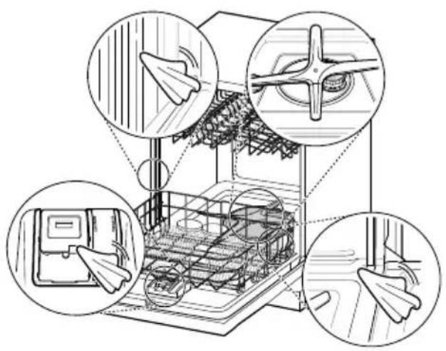 LG DF142FW - Netejar l'interior - 1