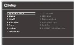 PIONEER VSX-835DAB - Menu configuration - 1