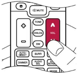 PIONEER VSX-835DAB - Réglage du volume - 1