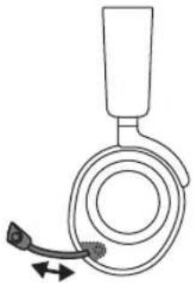 STEELSERIES Arctis Nova 7X Gen 2 - RETRACTABLE MICROPHONE - 1
