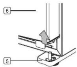 SAMSUNG RSG307AARS - Removing the Fridge Door - 4