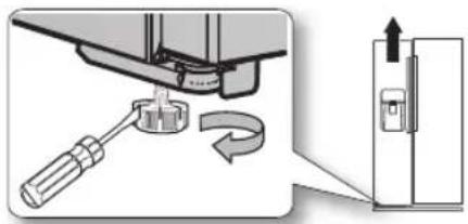 SAMSUNG RSG307AARS - When the door of the fridge is higher than the freezer - 1