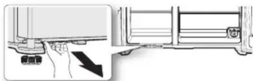SAMSUNG RSG307AARS - Separating the Water Supply Line from the Refrigerator - 1