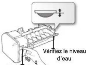 SAMSUNG RSG307AARS - Verifi ez la quantite d'eau du bacaglacons. - 2