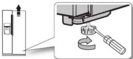 SAMSUNG RSG307AARS - When the door of the freezer is higher than the fridge - 1