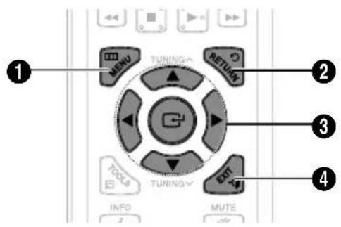 MENU TUNING RETURN 3 3 4 TOLI TUNING EXIT INFO MUTE
