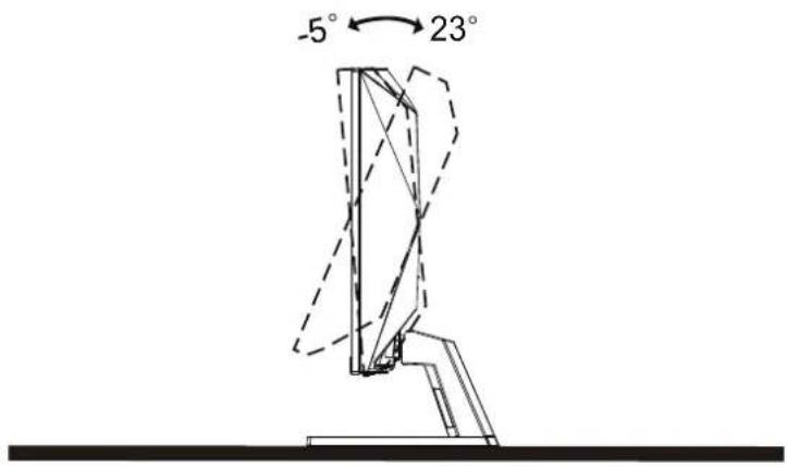 AOC C32G42ZE - Réglage de l'angle de vision - 1