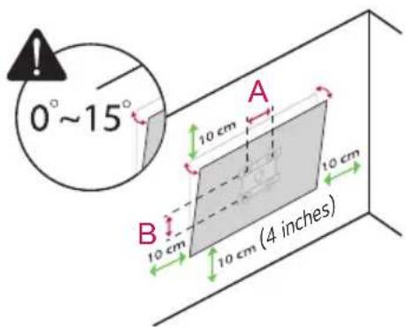 LG 50UM672M0UE - Wall Mounting Bracket - 1