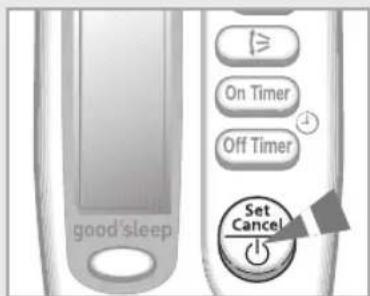 SAMSUNG AQ12FGX - Sélection du Mode good'sleep - 1