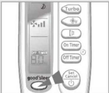 SAMSUNG AQ12FGX - Sélection du Mode good'sleep - 3