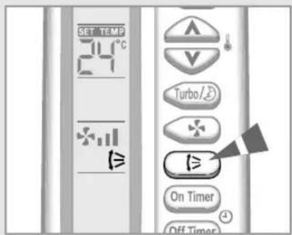 SAMSUNG AQT12S4GE - Régler le flux d'air vertical - 1