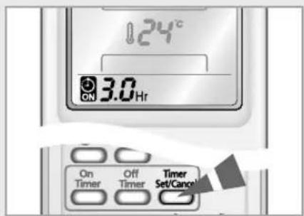 SAMSUNG AQT18P0GBA - Régler la minuterie de mise en marche - 2