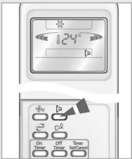 SAMSUNG AQT18P0GBA - Régler le flux d'air vertical - 1