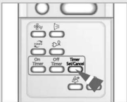 SAMSUNG AQT18P0GBA - Annuler la minuterie d'arrêt - 6