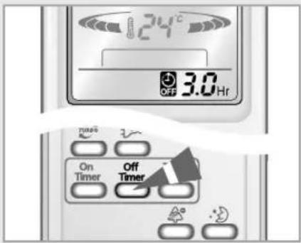 SAMSUNG AQT18P0GBA - Annuler la minuterie d'arrêt - 4
