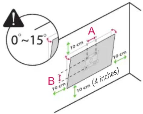 LG 50PK640S0UB - Wall Mounting Bracket - 1