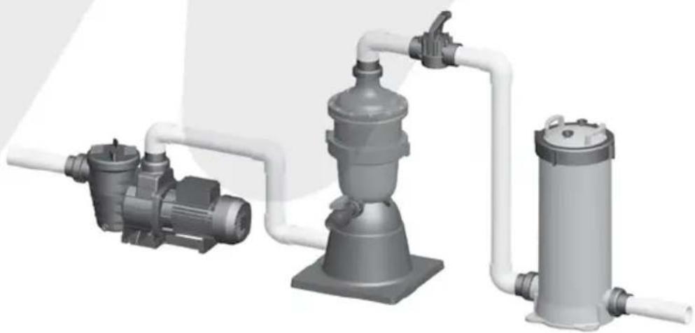 Waterco MultiCyclone MC16 GEN2 - Stativ som tillval - 1