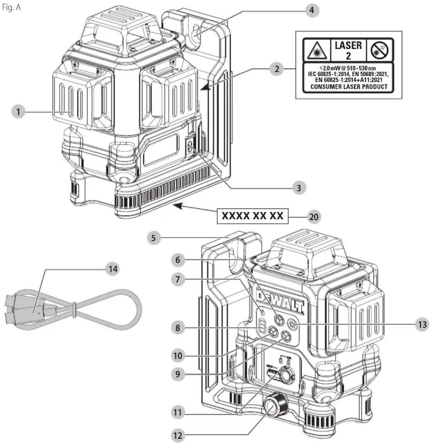 DEWALT DCLE14361 - 1