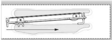 Fulgor Milano F7MSP30S1 - To replace an extendable rack: - 1