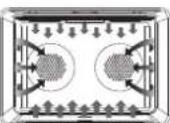 Fulgor Milano F7MSP30S1 - Turbine de convection - 8