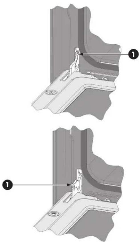 Fulgor Milano F7MSP30S1 - Para volver a colocar la puerta - 1
