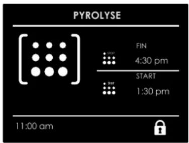 Fulgor Milano F7MSP30S1 - Réglage du mode auto-nettoyage - 1