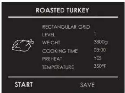 Fulgor Milano F7MSP30S1 - Selecting a recipe: - 1