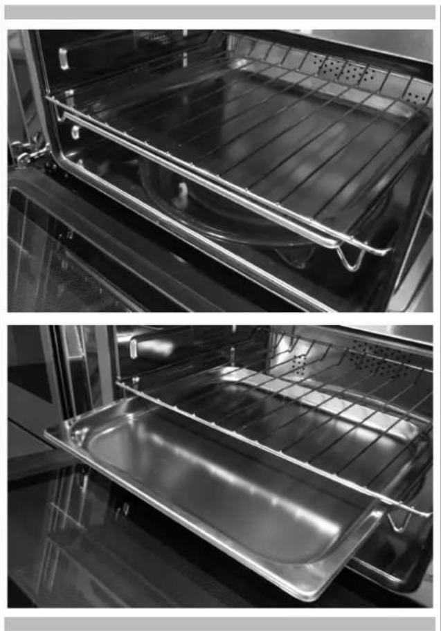 Fulgor Milano F7MSPD24MB1 - Assembling and disassembling the flat grill - 1