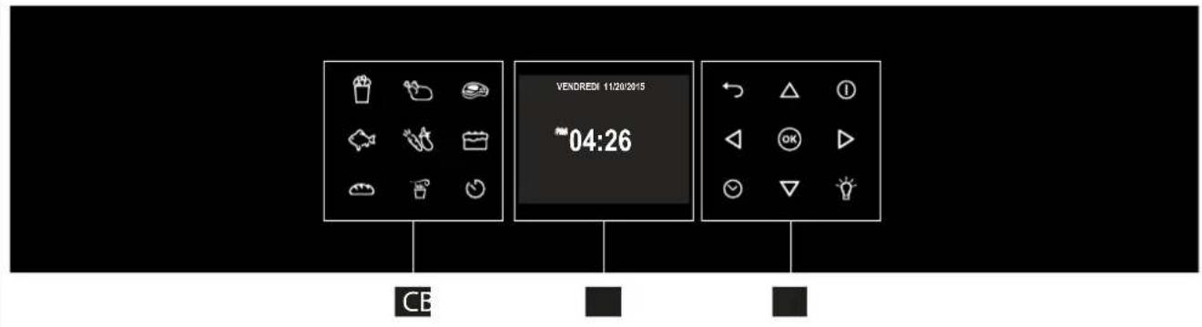 Fulgor Milano F7MSPD24MB1 - FR 2 - Tableau de commande - 1
