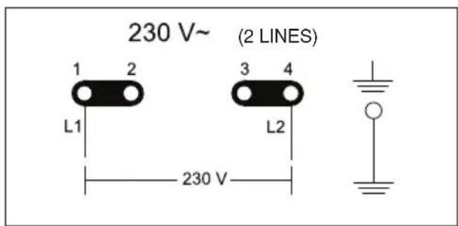 Fulgor Milano M6RT77B2 - Electrical connection - 2