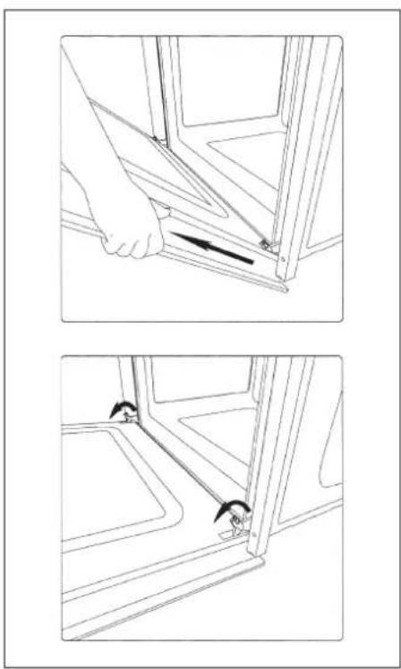 Fulgor Milano F1MSM24MB1 - Removing the oven door - 1