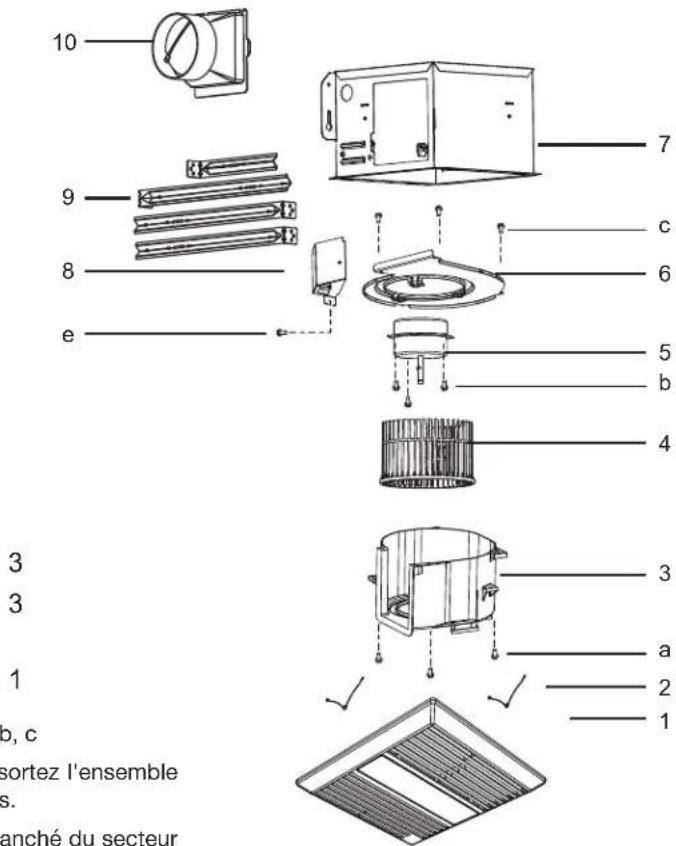 Canarm CP80 - INSTALLATION DE LA GRILLE - 2