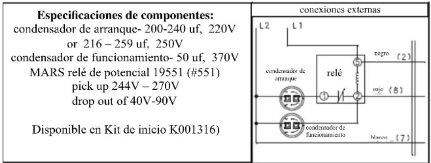Liberty Pumps LSG202M - 4-3 CONDENSADORES EXTERNOS - 1