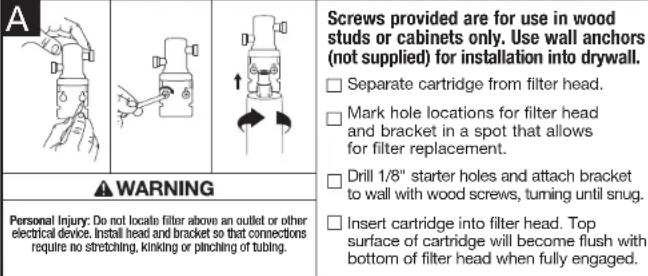 InSinkErator HWT-00 - INSTALLING FILTRATION SYSTEM - 1